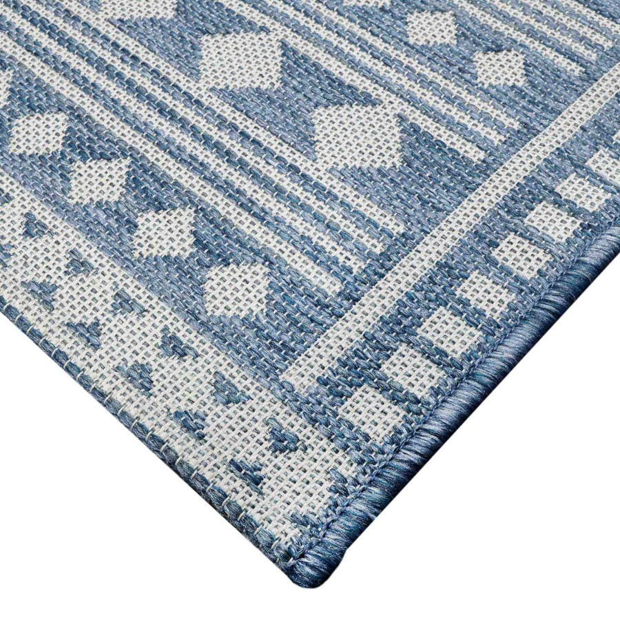 Rugs & Curtains * | Blue Diamond Patterned Puff Back Kitchen Mat, 22 60 New Collections