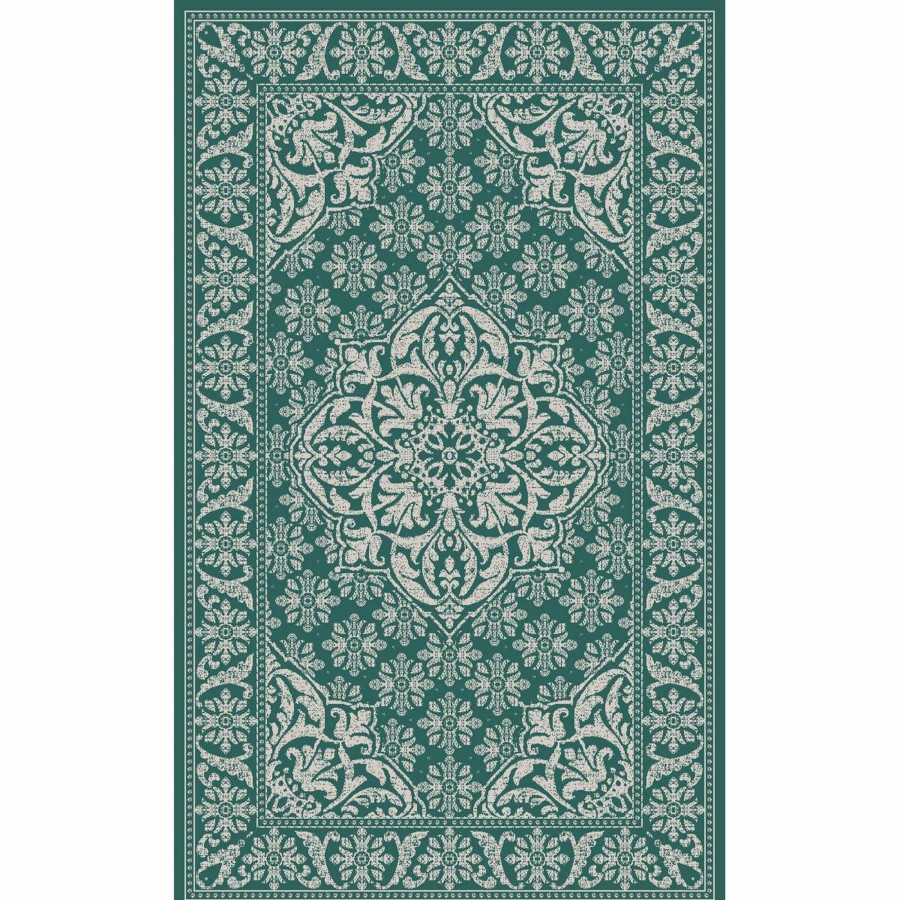 Rugs & Curtains * | (D373) Traditional Medallion & Border Design Accent Rug, 3 5 Exactly Discount