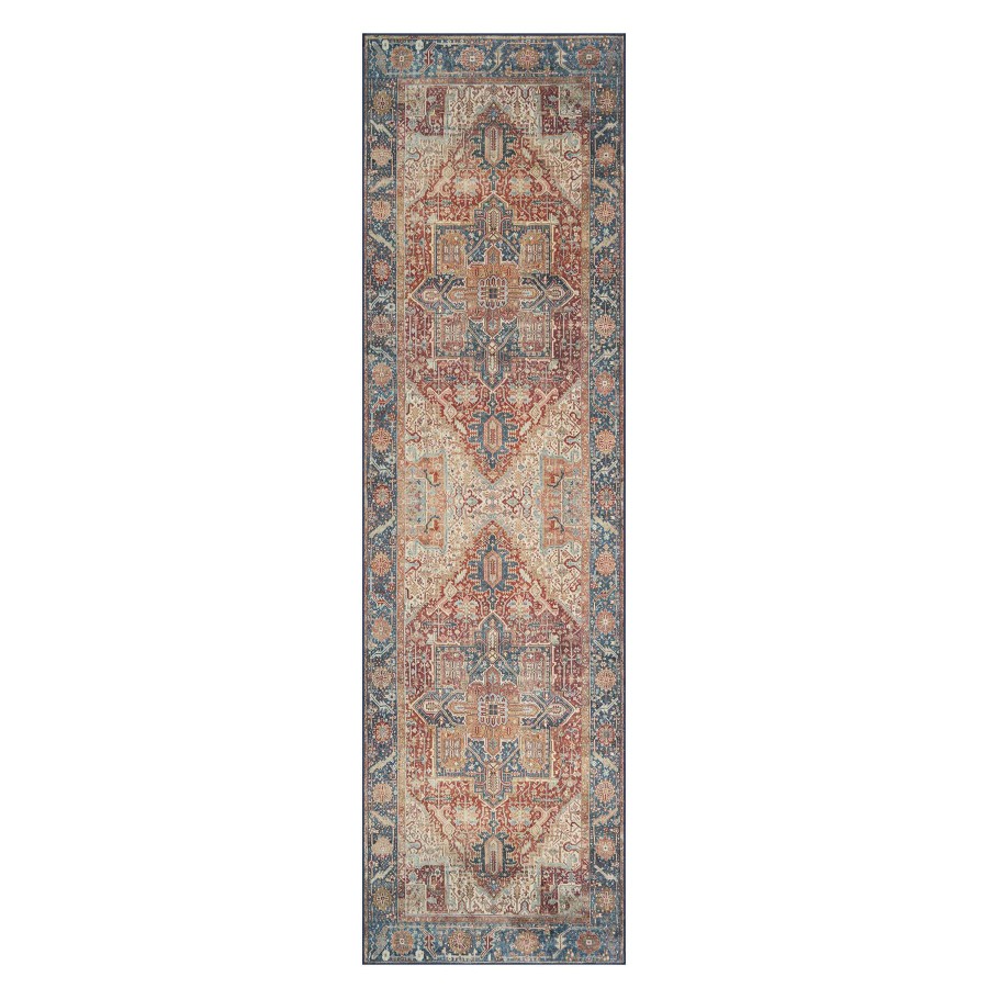 Rugs & Curtains * | (D573) Freya Multi Medallion Washable Runner, 2 7 Discounts