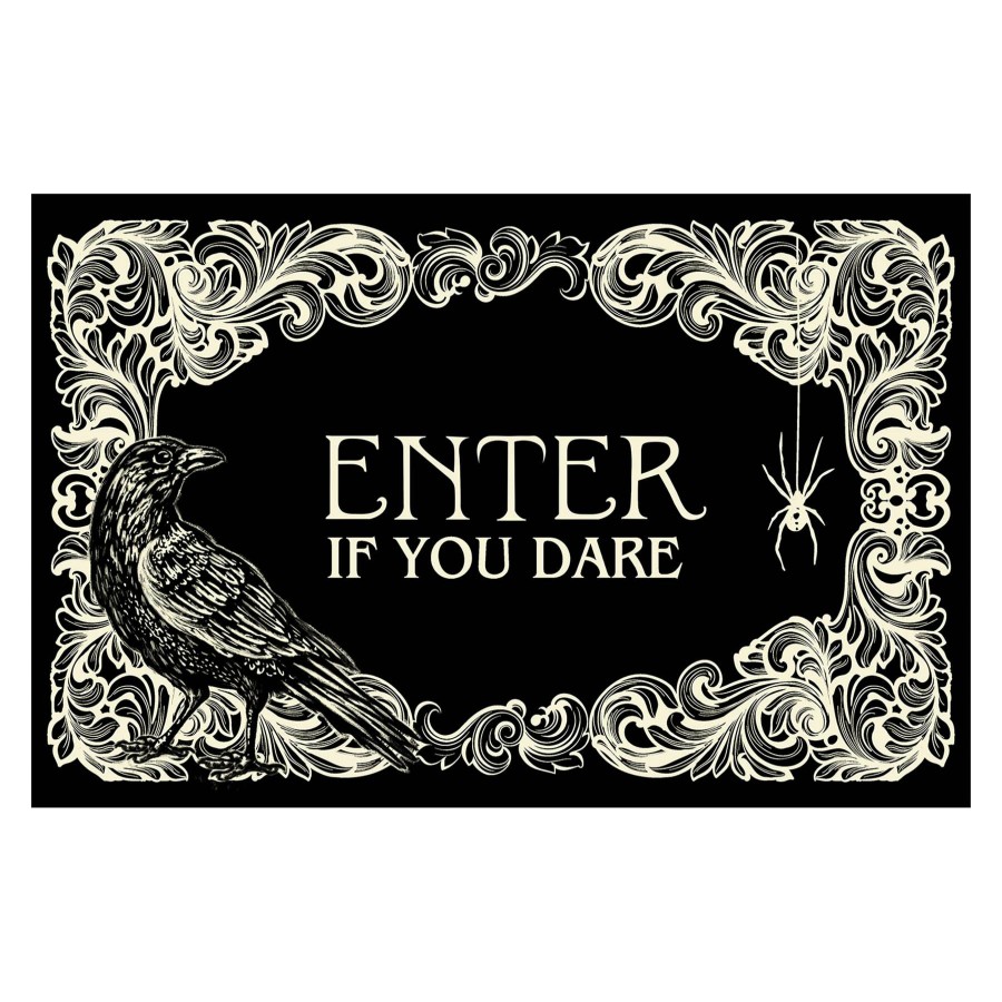 Rugs & Curtains * | Enter If You Dare Halloween Echo Mat, 17 27 Exclusive Design