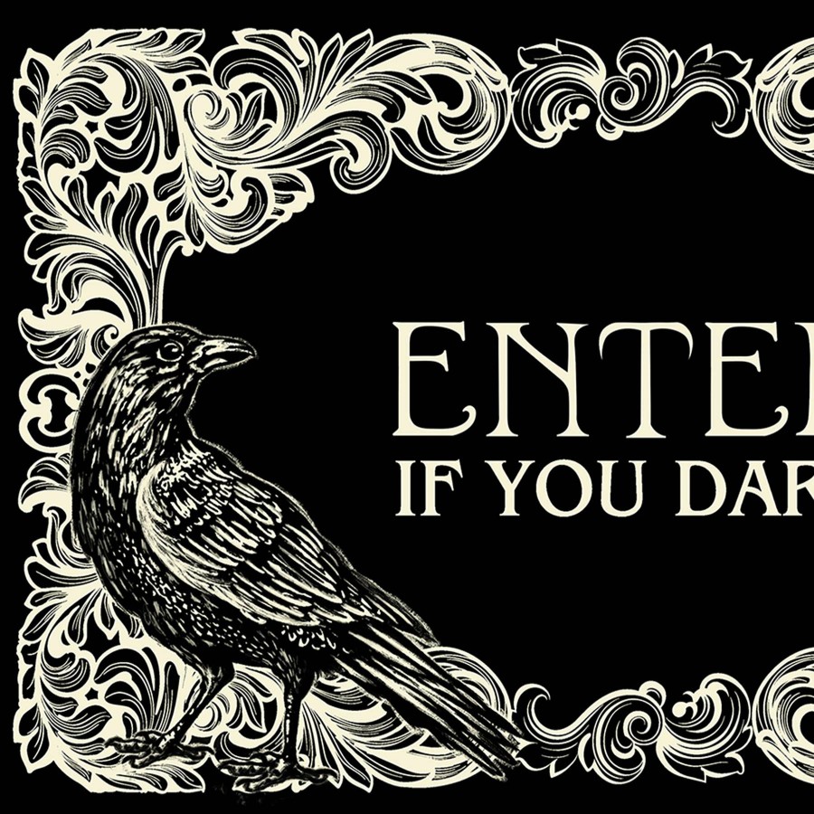 Rugs & Curtains * | Enter If You Dare Halloween Echo Mat, 17 27 Exclusive Design