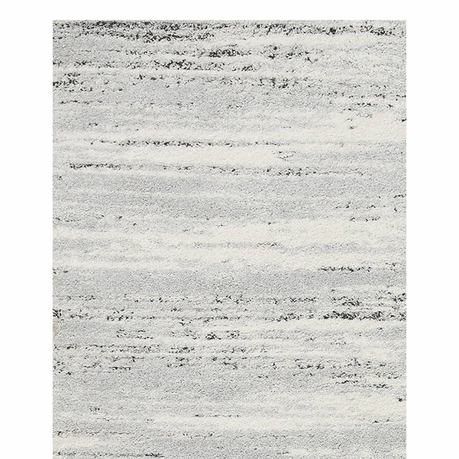 Rugs & Curtains * | B808 Boulder Ivory/Grey Runner 3X8 Delicate Design