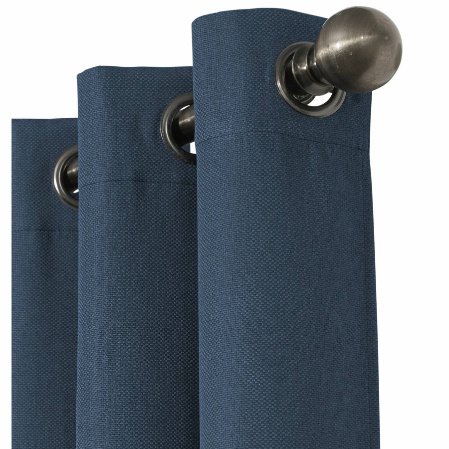 Rugs & Curtains * | Rockwell Navy Blackout Grommet Curtain Panel, 84 Fire Sale