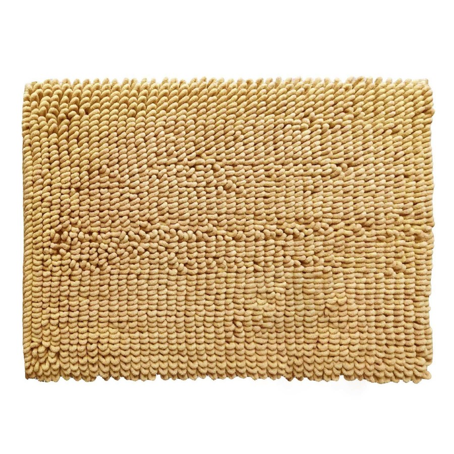 Rugs & Curtains * | Alyssa Yellow Bath Mat 17X24 Limited Edition