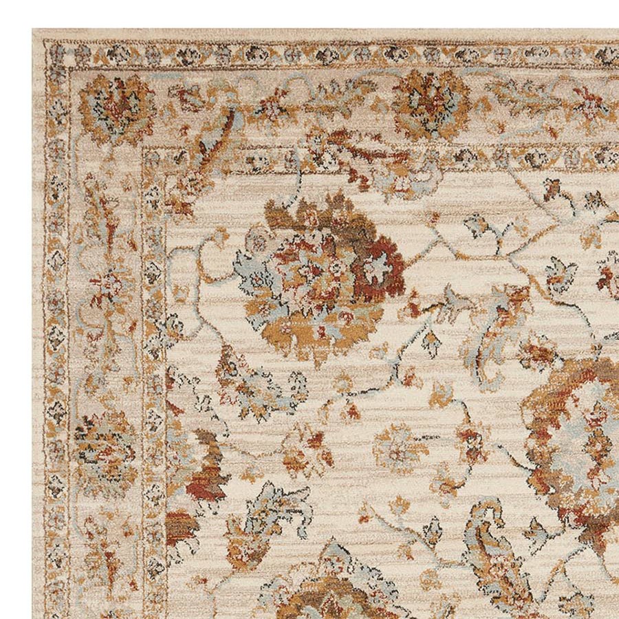 Rugs & Curtains * | (D482) Bradford Neutral Floral Area Rug, 7 9 Outlet Sale