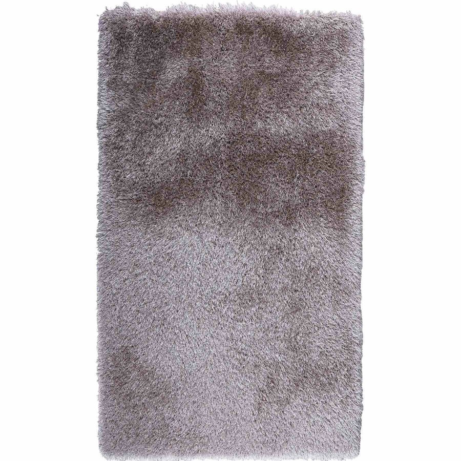 Rugs & Curtains * | (C101) Mixed Silver, Grey & Beige Long Pile Shag, 3 5 Exactly Discount