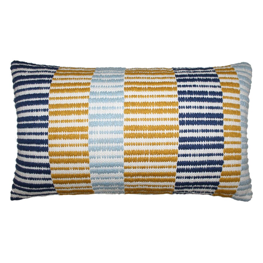 D Cor & Pillows * | Ty Pennington Multi-Colored Textured Woven Throw Pillow, 14 24 At Discount Prices