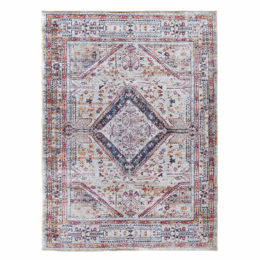 Rugs & Curtains * | (B754) Ellington Multi-Colored Medallion Area Rug, 5 7 Good Quality