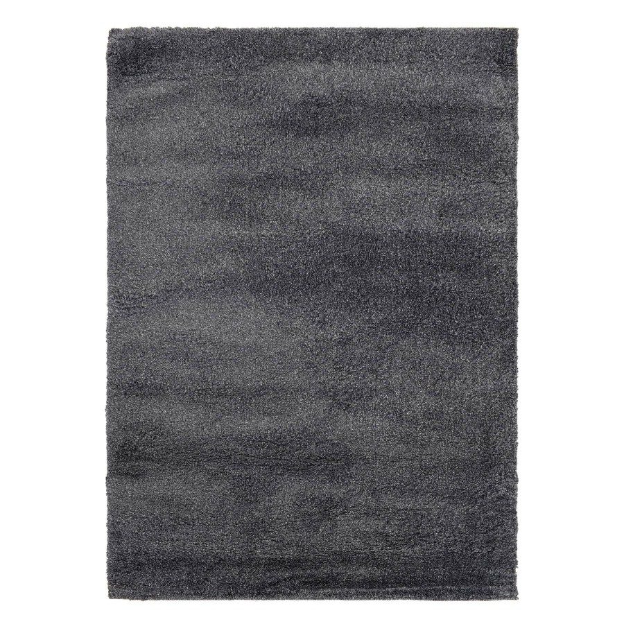 Rugs & Curtains * | (C179) Macy Charcoal Grey Shag Area Rug, 8 10 New Collections