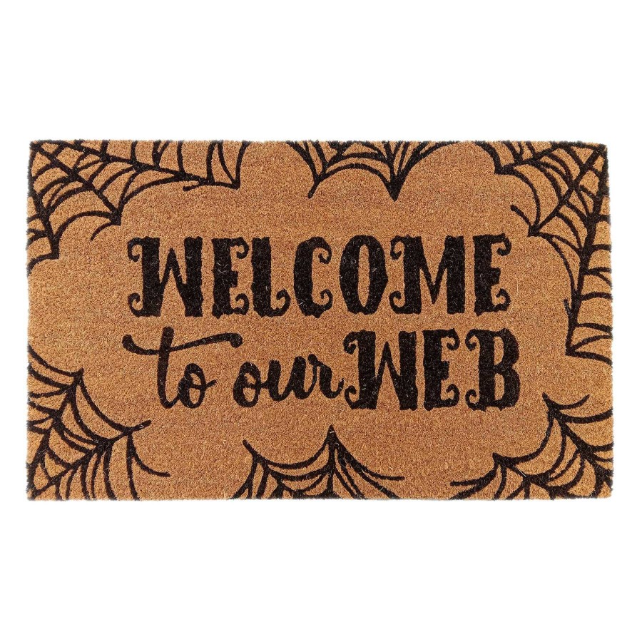 Rugs & Curtains * | Welcome To Our Web Halloween Coir Mat, 18 30 At Discount Prices