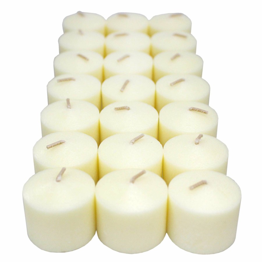 D Cor & Pillows * | 21-Count Ivory Unscented Votive Candles At Reduced Price