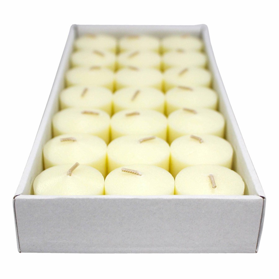 D Cor & Pillows * | 21-Count Ivory Unscented Votive Candles At Reduced Price