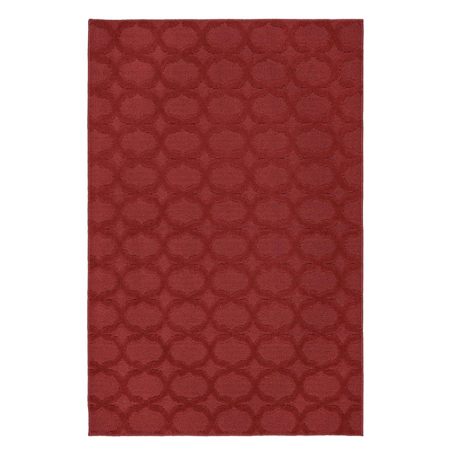 Rugs & Curtains * | (D549) Sparta Red Tufted Area Rug, 4 6 Reduction In Price