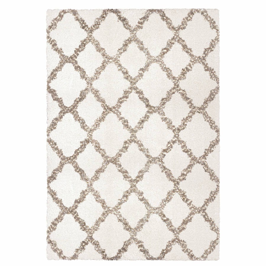 Rugs & Curtains * | (C162) Windsor White Area Rug, 8 10 New Collections