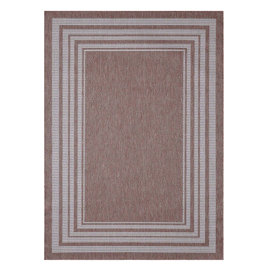 Rugs & Curtains * | (E455) Avrie Amira Salmon Border Area Rug, 5 7 Shop