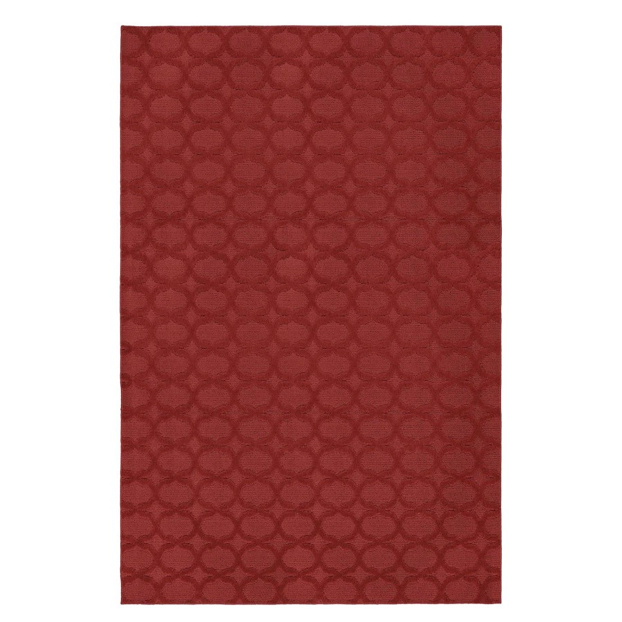 Rugs & Curtains * | (D549) Sparta Red Tufted Area Rug, 6 9 Lower Prices