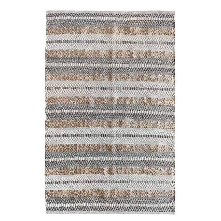 Rugs & Curtains * | (B683) Milan Jute Ivory, 5 7 Outlet