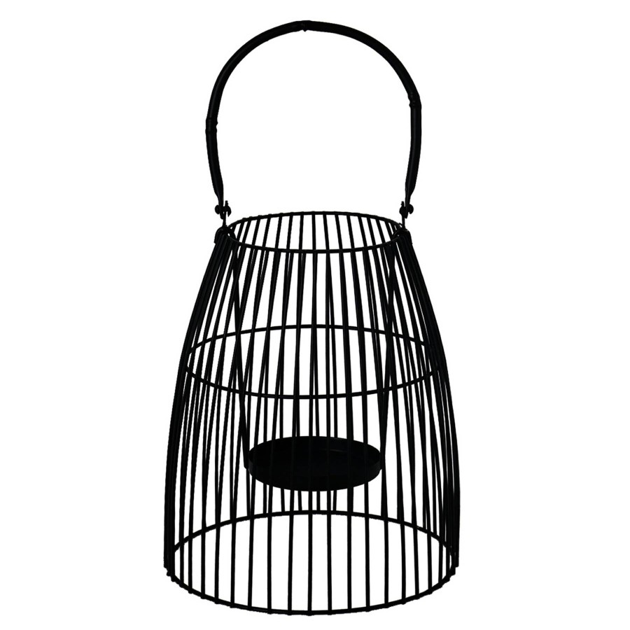 Home Accents * | Black Wire Lantern With Handle, 8 At Reduced Price