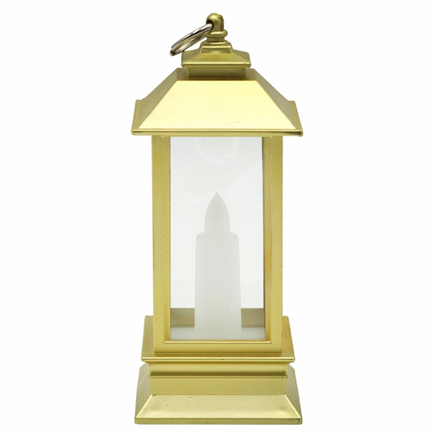 Home Accents * | Gold Led Lantern, 5 At Low Price