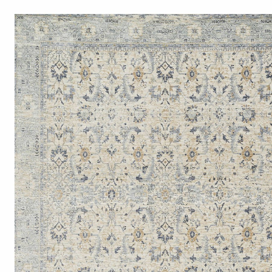 Rugs & Curtains * | (A437) Honeybloom Distressed Look Grey Area Rug, 8 10 At Discount Prices