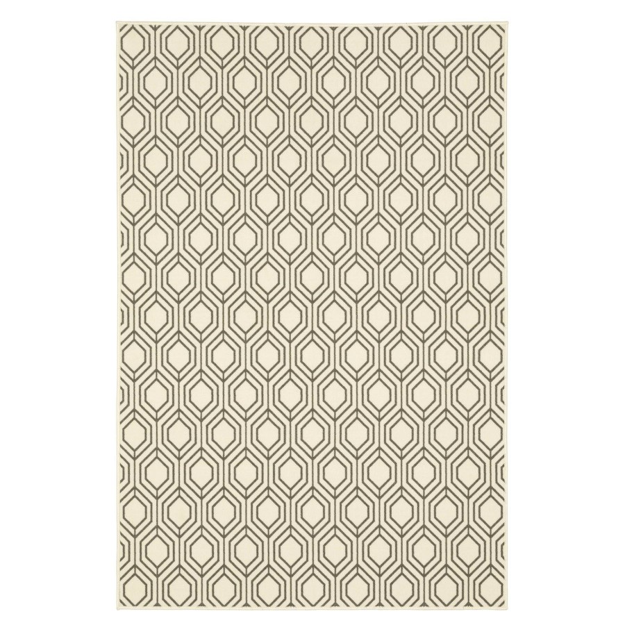 Rugs & Curtains * | (D542) Honeybloom Neutral Area Rug, 5 7 Discount Store