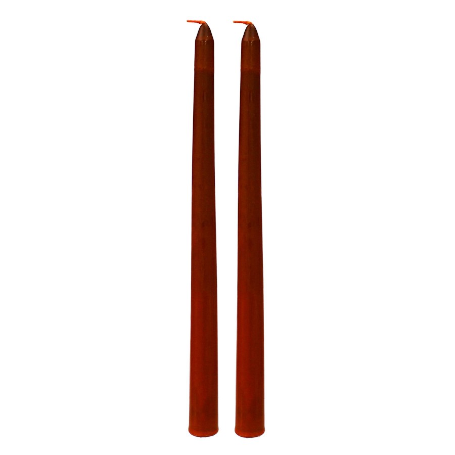 D Cor & Pillows * | 2-Pack Orange Bleeding Halloween Taper Candles, 10.1 New Collections