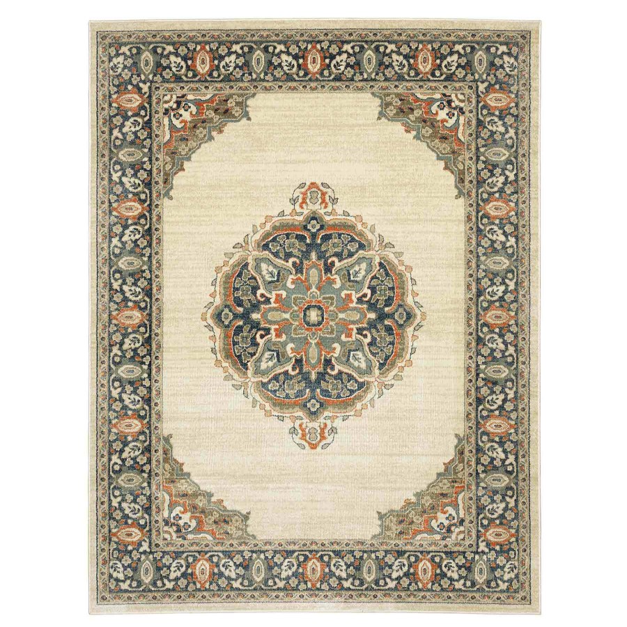 Rugs & Curtains * | (D477) Frisco Natural Abstract Area Rug, 8 10 New Collections