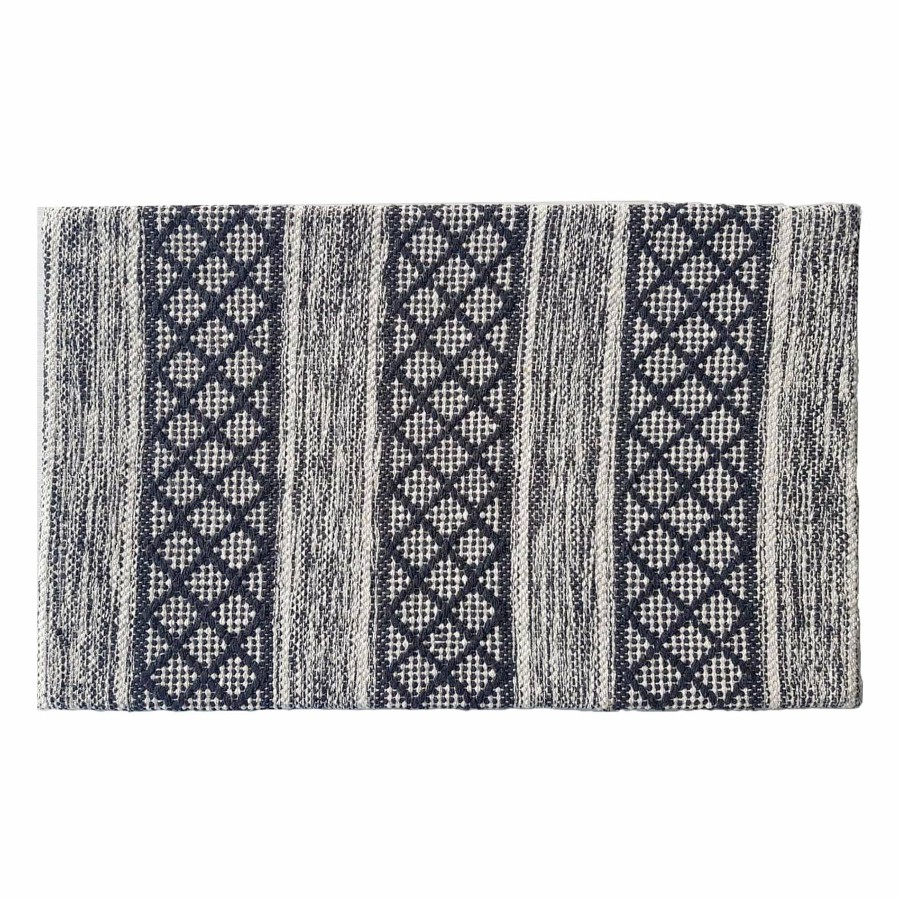 Rugs & Curtains * | Heritage Black & Ivory Tribal Kitchen Mat, 18 30 New Collections