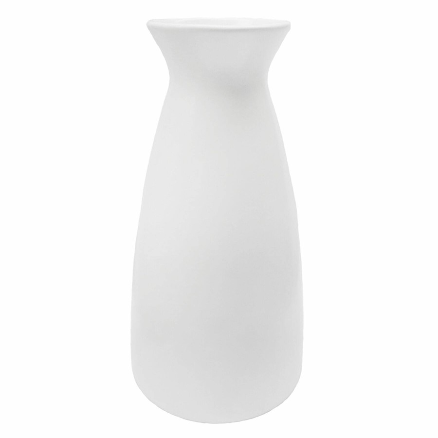 Home Accents * | White Ceramic Vase, 12 At Low Price