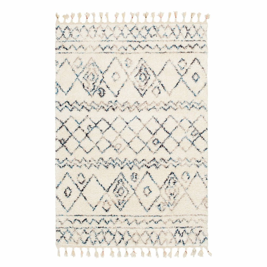 Rugs & Curtains * | (C168) Ogon Tribal Woven Fringe Area Rug, 5 7 Hot Sale