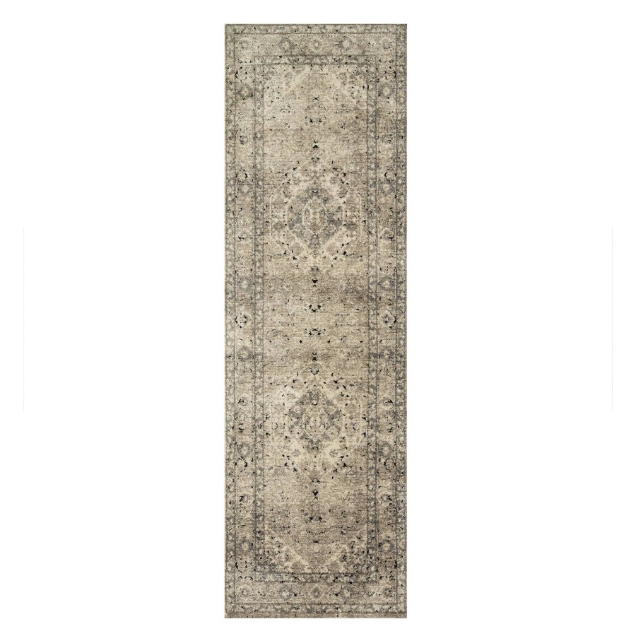 Rugs & Curtains * | (B500) Xander Ivory & Tan Runner, 2 7 Outlet Sale