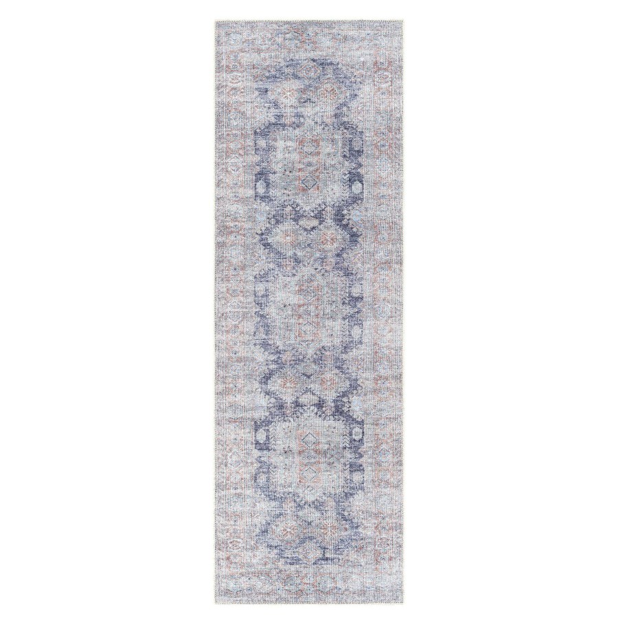 Rugs & Curtains * | Amelie Blue Multicolor Runner, 2 8 At Reduced Price