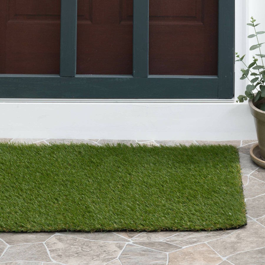 Rugs & Curtains * | E451 Artificial Turf Doormat 24X36 Hot Sale