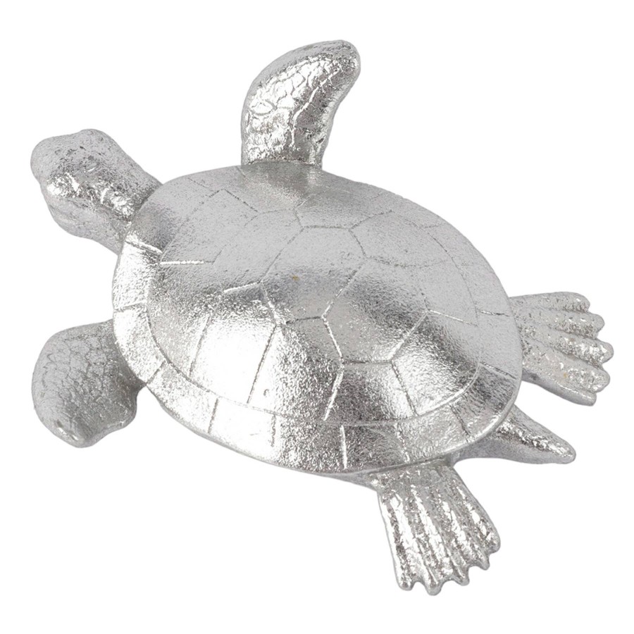 Home Accents * | Ty Pennington Metallic Sea Turtle Figurine, 6 Discount Store