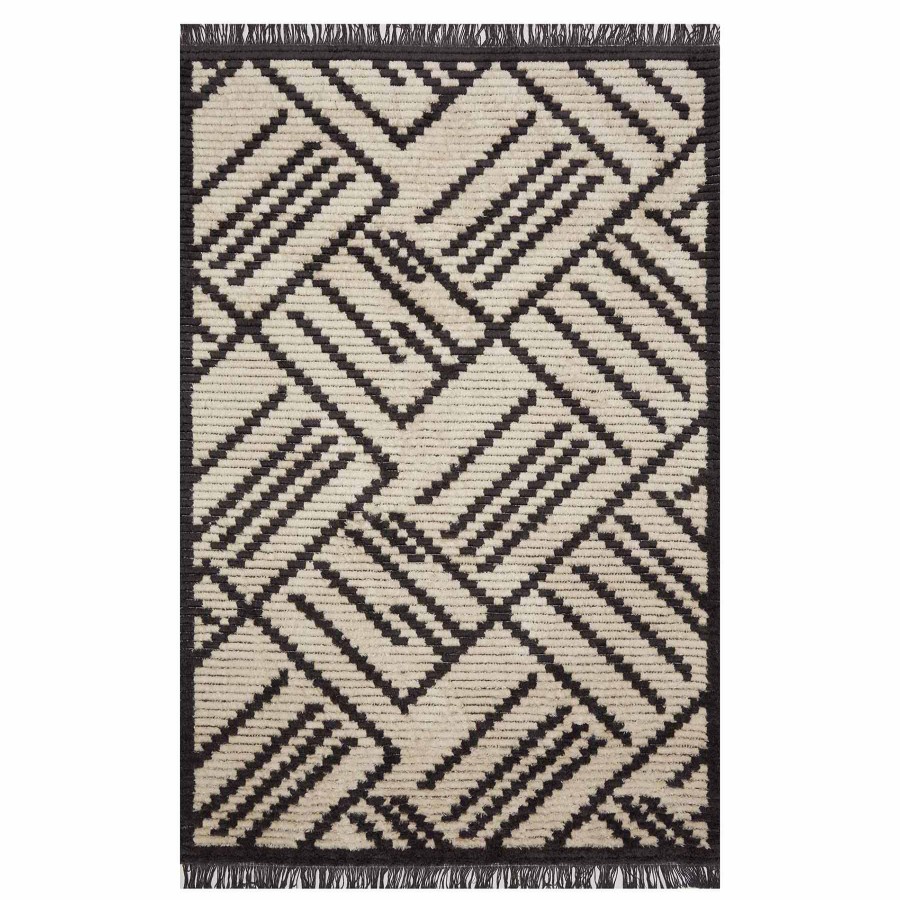 Rugs & Curtains * | (C161) Tracey Boyd Elizabeth Grey & Beige Fringe Area Rug, 8 10 Reduction In Price