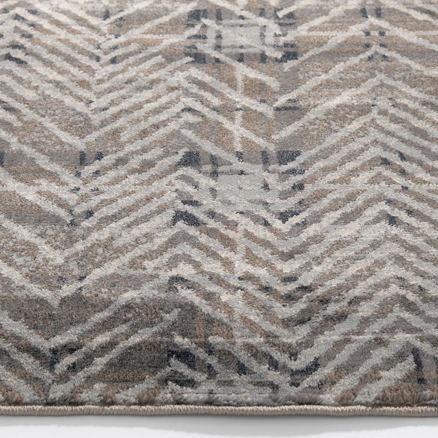 Rugs & Curtains * | (B701) Adore Keira Grey Geometric Area Rug, 5 7 Exclusive Design